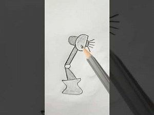 “Easy Lamp Drawing Tutorial | Step-by-Step Pencil Sketch for Beginners”