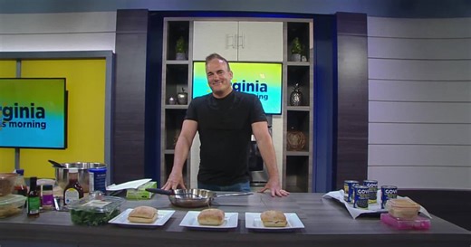 Ron Badach of Callicoon Kitchen makes his black bean burger with chipotle mayo