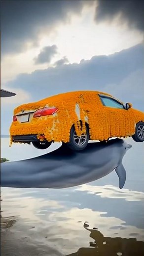 Beautiful Wedding Decoration car dole fish whit had faling🧐🔥#stunt​#bridal​#video​#ytshorts​#viral​