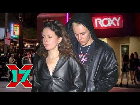 The Kid Laroi And New Model Girlfriend Sophie HM Hit Up Justin Bieber's Roxy Concert