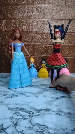 transforming little mermaid #ariel #disneyprincess #short