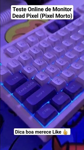 Teste Online de Monitor! Descubra se seu monitor tem algum pixel morto (Dead Pixel). #dicas #shorts