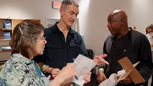 Last week, Art21 hosted a TASK Party with artist Oliver Herring at Brooklyn Museum. Thank you to all the educators and staff who joined us for this special event! "Part of the value of TASK is not to invest into anything permanent," says Oliver Herring in our "Extended Play" film, "to really celebrate the moment and the fluidity of creative action." Get notified for future events→https://a21.tv/3fC0qNt | Art21