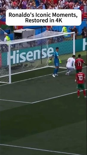 Ronaldo’s Iconic Moments Restored in 4K With AI