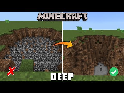 How To Make DEEP FLAT WORLD In *Minecraft PE*