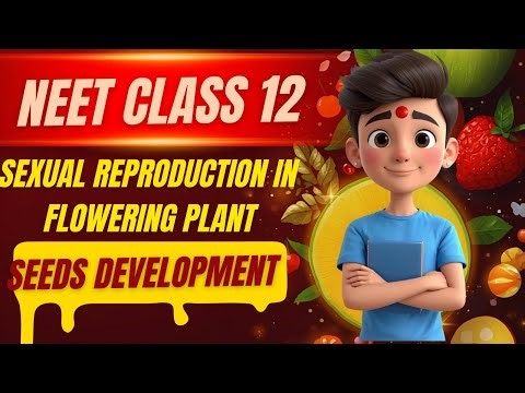 L-12 Seed Development & Parts of Seed | Dormancy Explained| NEET |12th Biology