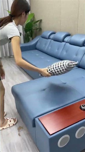 Sofa Bed with Chaise – Seamlessly Converts into a Bed #furniture #sofa #home #shorts