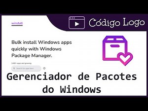 Como usar o Gerenciador de pacotes do Windows para Instalar Programas