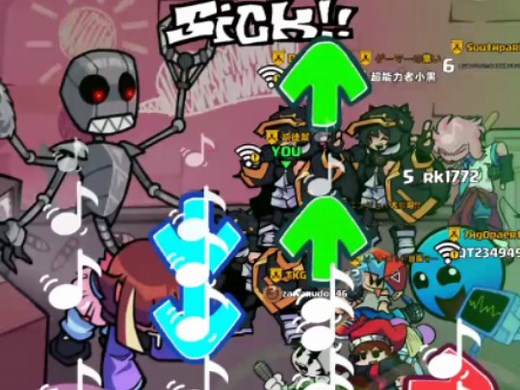 FNF节奏对战挑战赛Boss战7(要不是手的问题真不想漏啊)