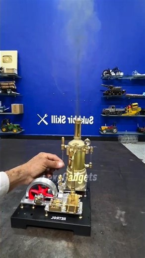 Mini Steam Engine in Action 🚂 | Amazing Engineering Gadget #Lexagadgets
