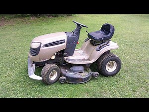 How to replace the deck belt on your Craftsman mower. Cutting blade belt replacement riding mower