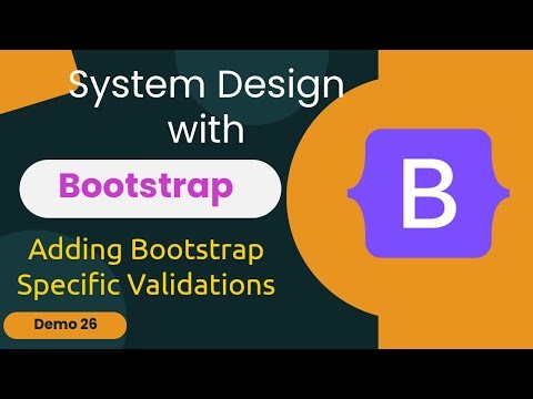 Designing UI of a web application using Bootstrap - Demo 26