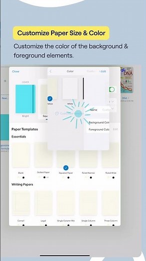 Create your own templates in Goodnotes 6