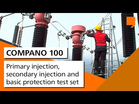 COMPANO 100 - Primary injection, secondary injection and basic protection test set