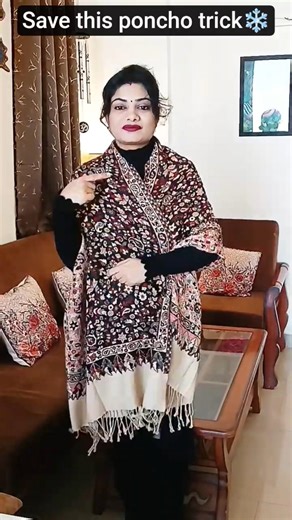 winter stole hack #winterfashion #fashion #style #ootd #ytshorts #waitforend #lifestyle