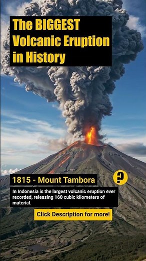 BIGGEST Volcanic Eruption in History - Did You Know?
