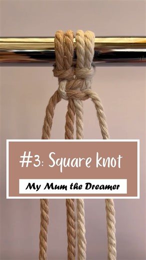 7.9K views · 157 reactions | Number 3 in the Basic Macrame Knot...
