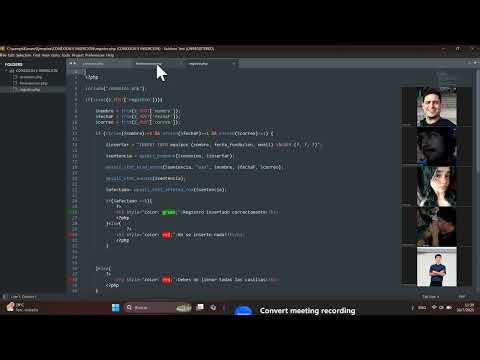 Parte2 - Insertar datos a MYSQL desde PHP