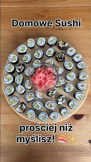 DOMOWE SUSHI bez maty bambusowej! 🍣 Sprawdzony przepis i proste triki