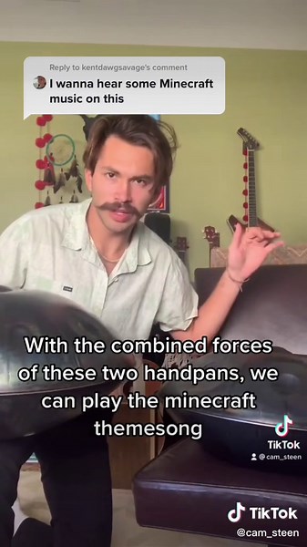 Minecraft Handpan Theme Song Performance