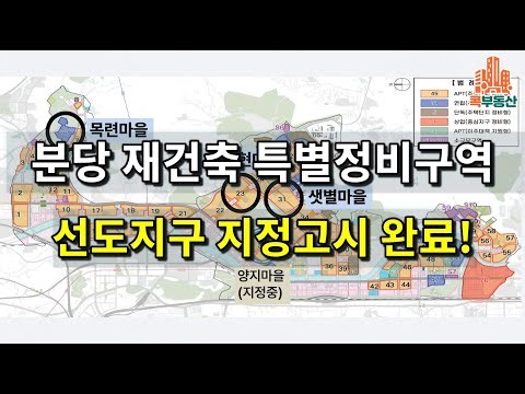분당 재건축 특별정비구역 선도지구 지정 고시! #분당재건축 #분당선도지구 #1기신도시재건축 #노후계획도시특별법 #용적률300 #분당아파트 #수도권부동산 #도시재생 #미래도시