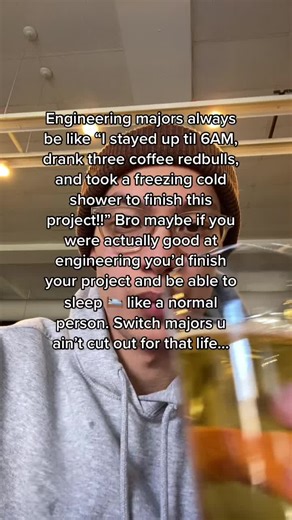 Engineering Majors have no work ethic #collegehumor #engineeringmajor #engineering #ohiocolleges #fypシ