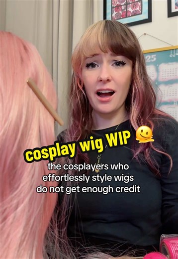 am I delusional to think a helmet wig might be easier for cosplay? 🤩 I’m so impressed with people who make this look easy because the got2b sticky hair is a sensory nightmare for me 🙂‍↔️ #cosplay #cosplaywig #helmetwig #nintendocosplay #cosplaywigstyling