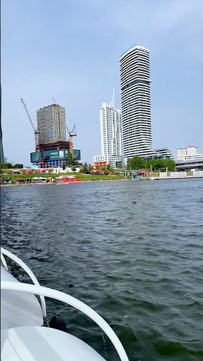 Discovering Donau Island In Vienna Austria During Summer