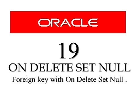 SQL tutorial 19: ON DELETE SET NULL clause of Foreign Key By Manish Sharma (RebellionRider)