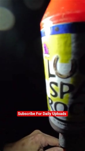 Is this WHY it's called a "Lucky Space Rocket"? #rocket #fireworks