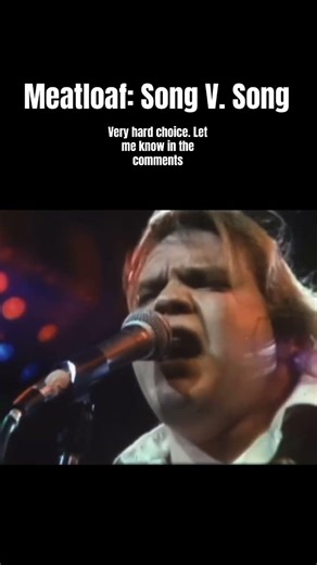 Bat out of Hell vs. Id do anything for love. #meatloaf #batoutofhell #80smusic