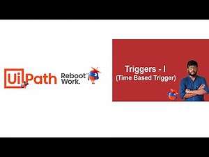 UiPath Tutorial | Triggers in Orchestrator (Part - I)
