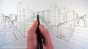How To Draw A City Using Two Point Perspective