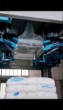 Stretch Hood Wrapping Machine with PE Cold Stretch Hood Film for Pallet Packaging