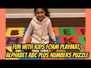 Fun with Kids ABC Puzzle Mat, Alphabet, Numbers , Play and Learn!!