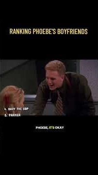 RANKING PHOEBE'S BOYFRIENDS #youtubeshorts #friends #phoebe