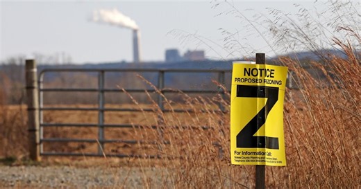 Why does company want Stokes data center near Duke Energy's largest power plant?