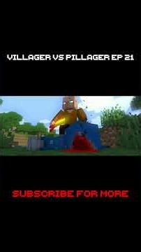 Villager Vs Pillager Ep 21 (Part 2) - Minecraft Animation #Shorts