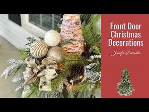 Front Door Christmas Decorations Part 2|Christmas 2018