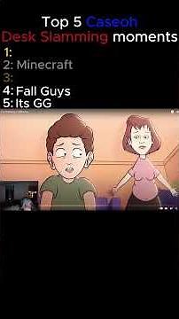 Top 5 Caseoh Desk Slamming moments