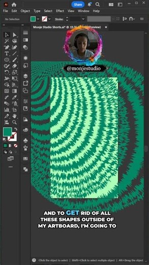 Monje Studio Tutorials: How to Make Tie-Dye Pattern in Illustrator