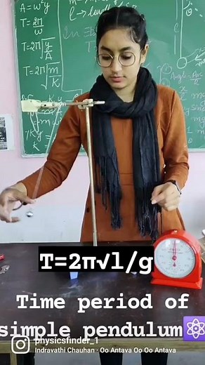 time period of simple pendulum