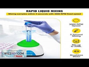 VEVOR Vortex Mixer 3000RPM Mini Vortex Mixer Shaker Touch Function Scientific Lab