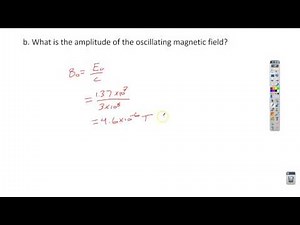 Electromagnetic Waves Problem Solutions