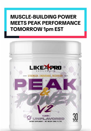 Unlock explosive strength, lean muscle gains, and unmatched training endurance with Peak & Power V2 — a powerhouse formula built for serious lifters who demand results. Engineered with cutting-edge ingredients and research-backed dosages, Peak & Power V2 is your go-to solution for maximizing output, recovery, and growth. KEY BENEFITS: ⚡ Explosive Strength & Power: With 5,000mg of Creatine Monohydrate and 3,000mg of myHMB®, you’re primed for more reps, heavier lifts, and faster recovery between s