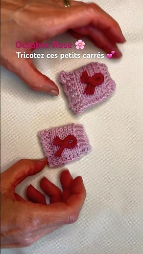TUTO coussins senteur #tricot #diy #octobrerose