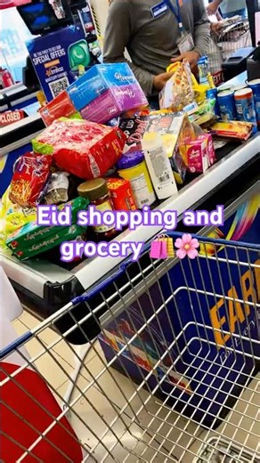 Shadeed garmi me Eid ki shopping and grocery #shorts #shopping #eidshopping #trending #food
