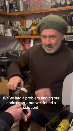 Late night opening and no corkscrew …problem solved… | Chilli island