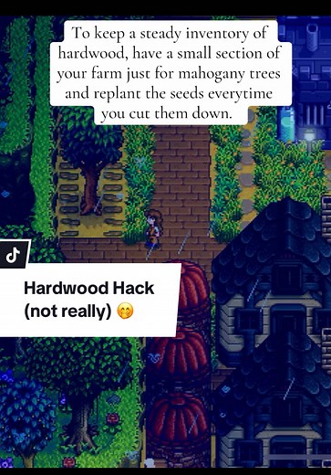 Hardwood Management Tips in Stardew Valley