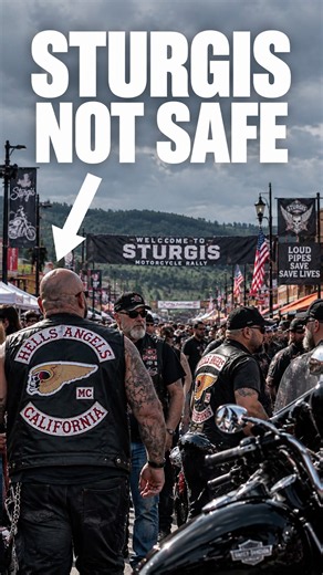 Why You Don't Wear Colors at Sturgis bike Week 😳 #motorcycle #bikerlife #sturgisrally